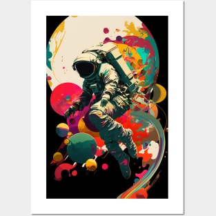 Psychedelic Astronaut Posters and Art